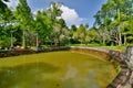The pond. Tu Hieu pagoda. Hue. Vietnam Royalty Free Stock Photo